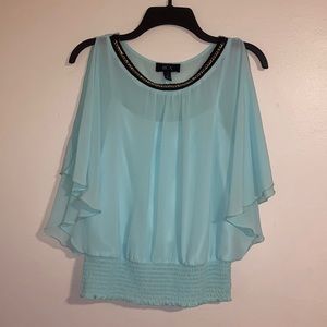 BCX batwing blouse small